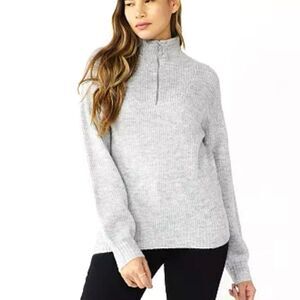 Nine West turtleneck with half zipper sweater.